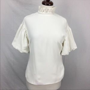 NWT Ted baker ivory sleeve top